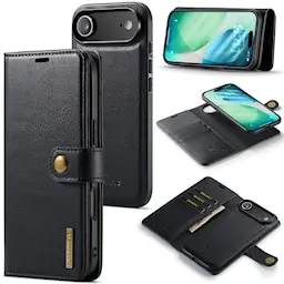 iPhone Air Plånboksfodral med avtagbart skal, Black