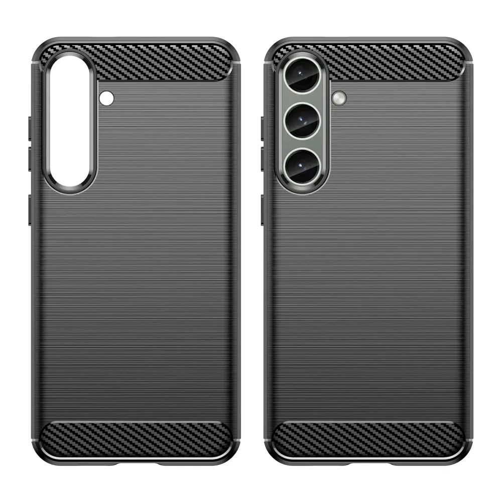 Samsung Galaxy S24 Plus Skal TPU Brushed Svart