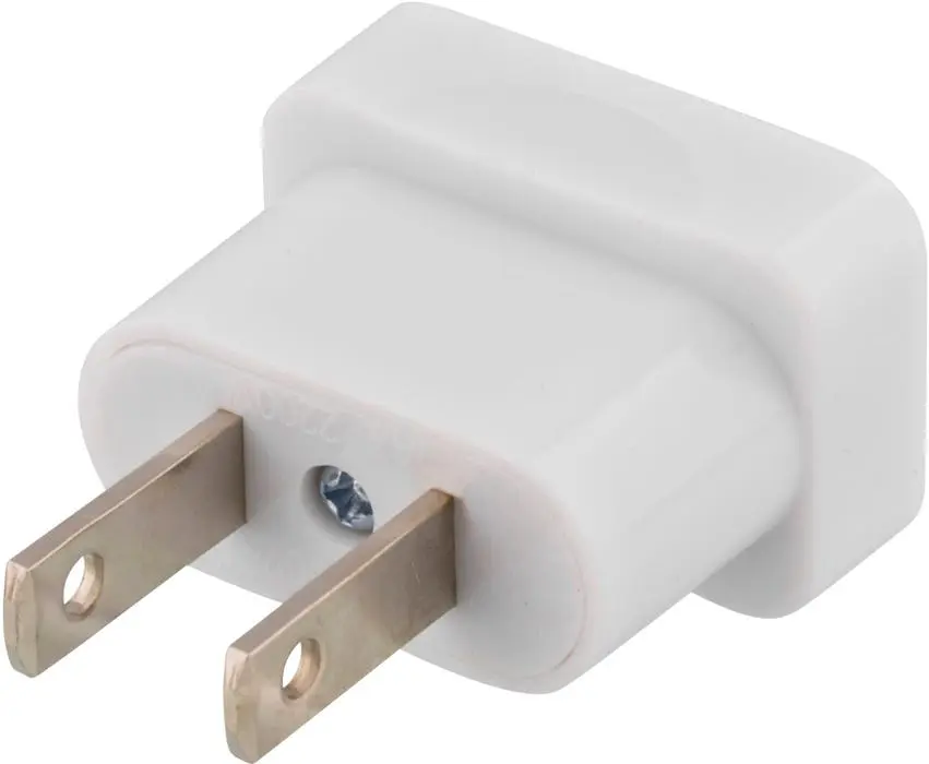 Reseadapter Europa till USA 10A, Vit