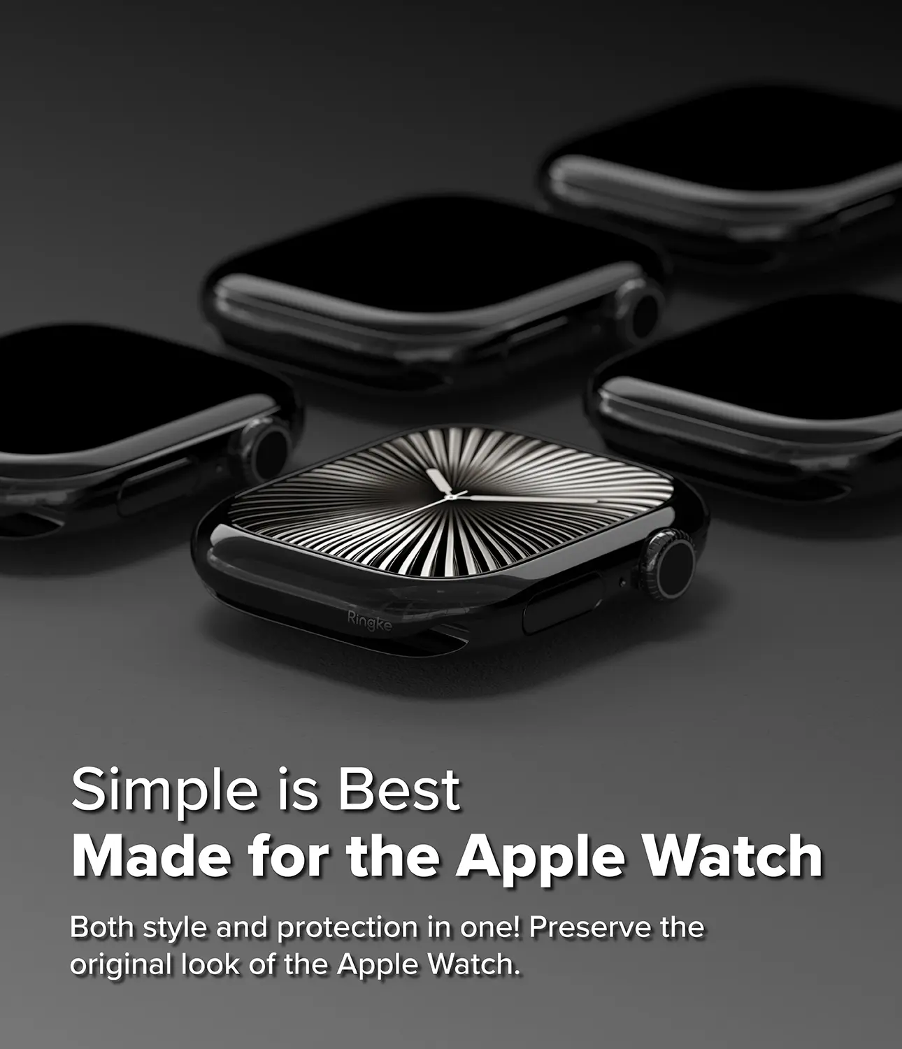 Bezel Styling Apple Watch Series 10 46mm Svart