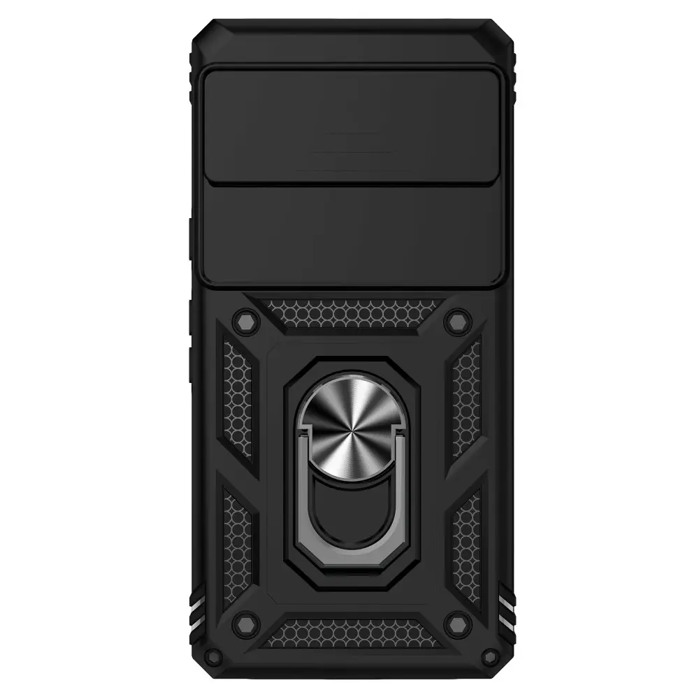 Hybridskal Ring + Kameraskydd Google Pixel 7 Svart