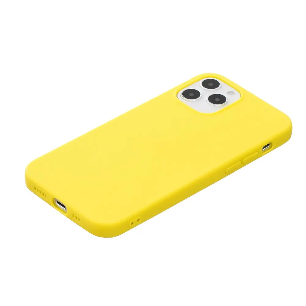 TPU Skal iPhone 12/iPhone 12 Pro Gul