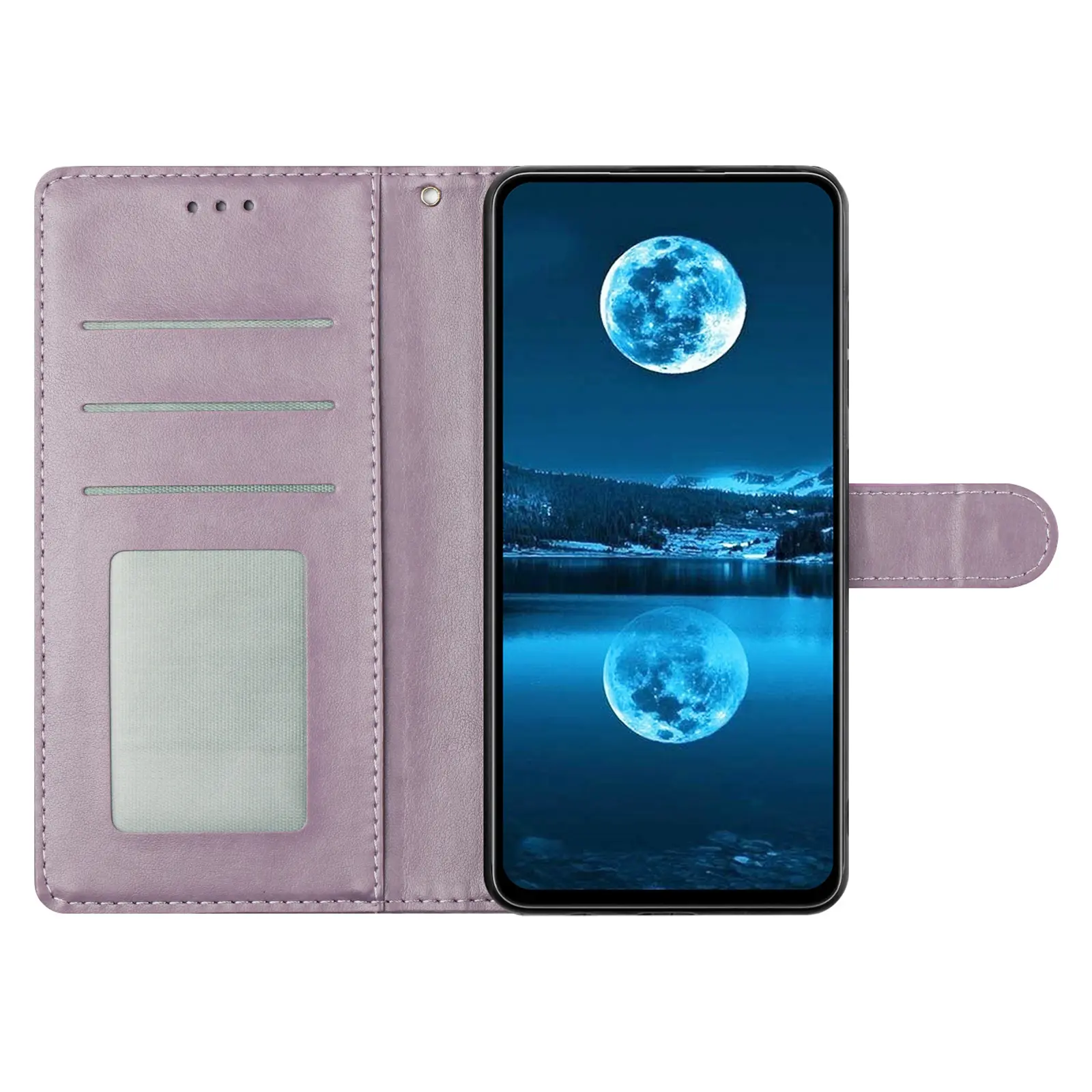 Läderfodral Samsung Galaxy A57 Lila