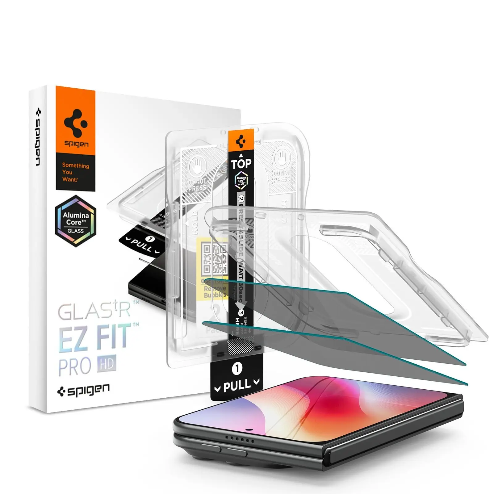 iPhone Duo Privacy Screen Protector GLAS.tR EZ Fit Pro HD (2-pack)