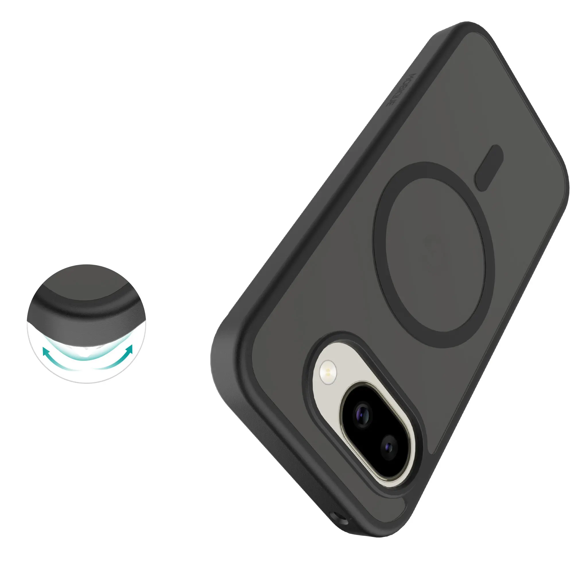 Magnetic Hybrid Skal Google Pixel 10a Frosted Black