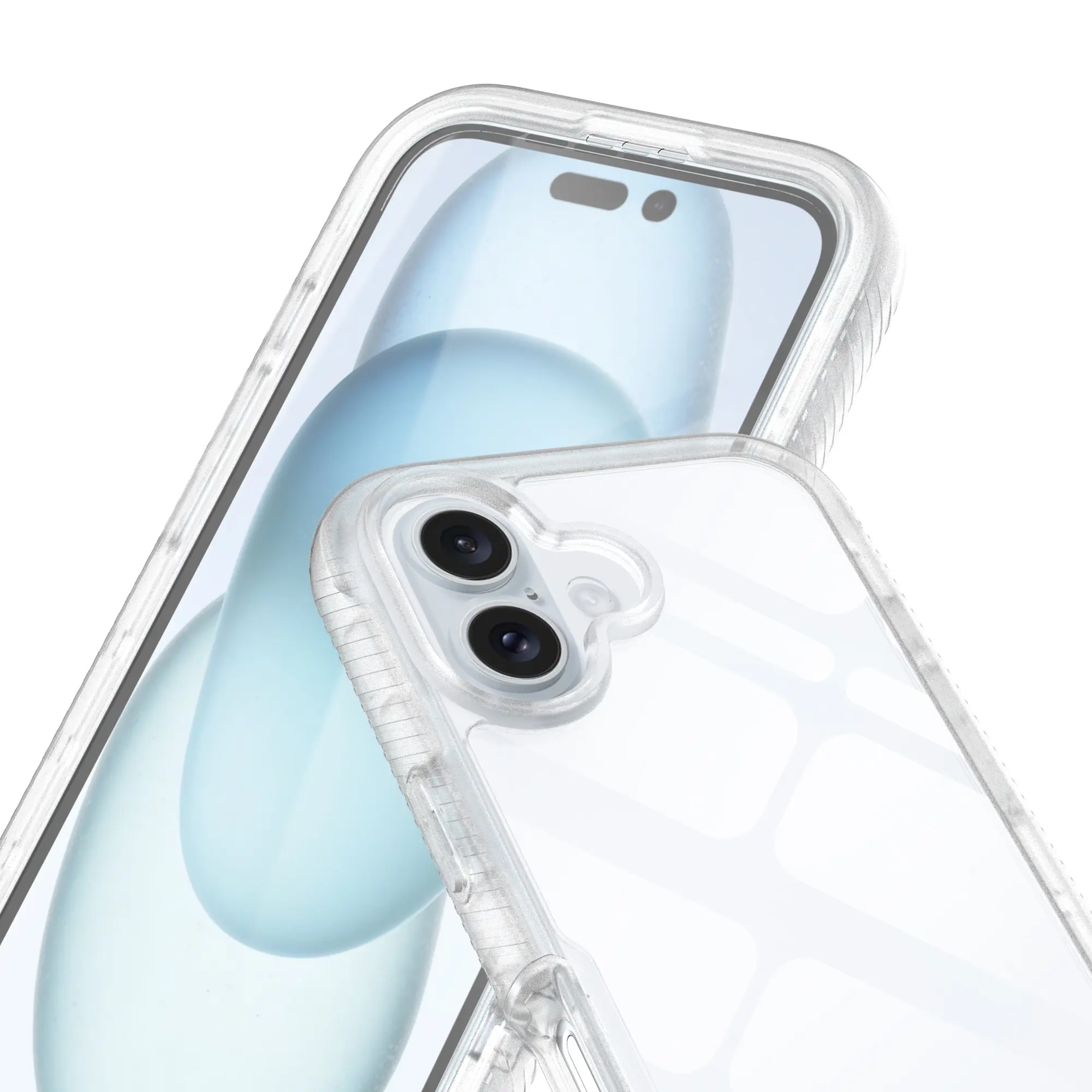 Full Protection Case iPhone 16 Plus Genomskinlig