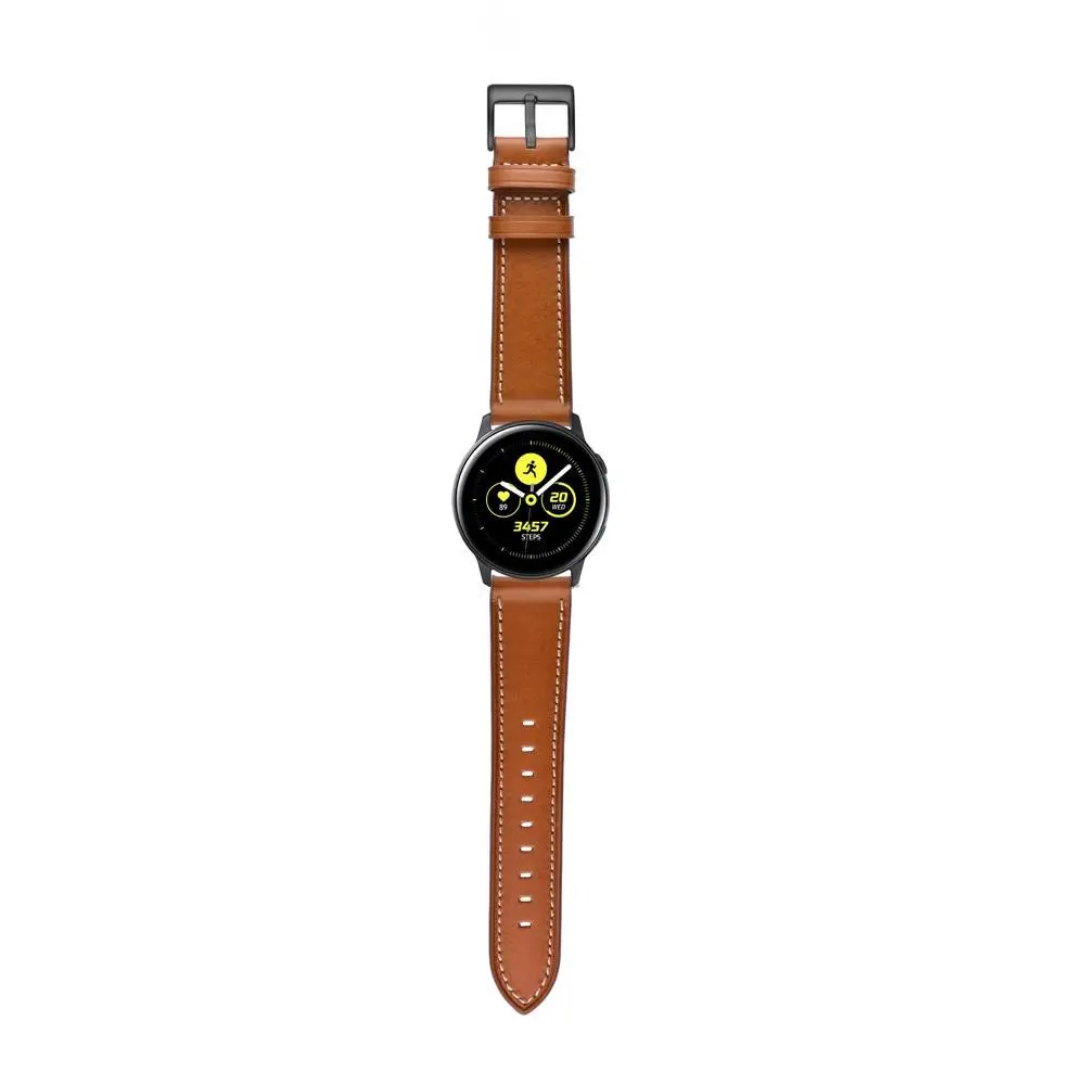 Läderarmband Samsung Galaxy Watch 42mm Cognac