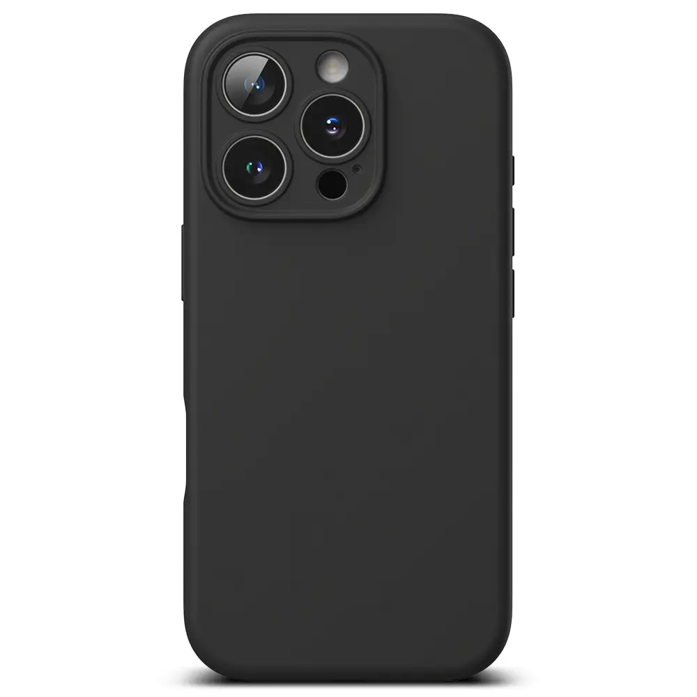 Silicone Magnetic Case iPhone 16 Pro Black