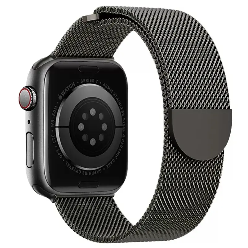Armband Milanese Apple Watch Ultra 49mm 4th Gen Graphite
