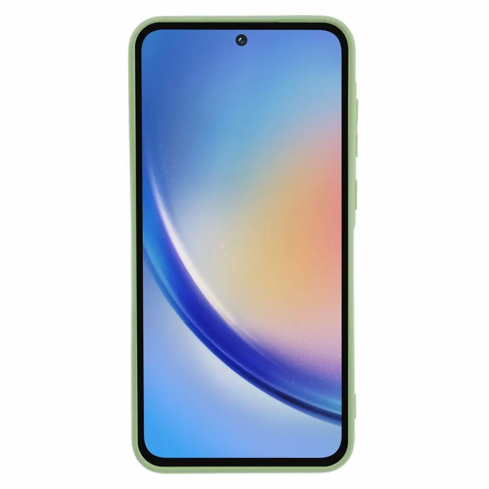 Stöttåligt Skal TPU Samsung Galaxy A55 Grön