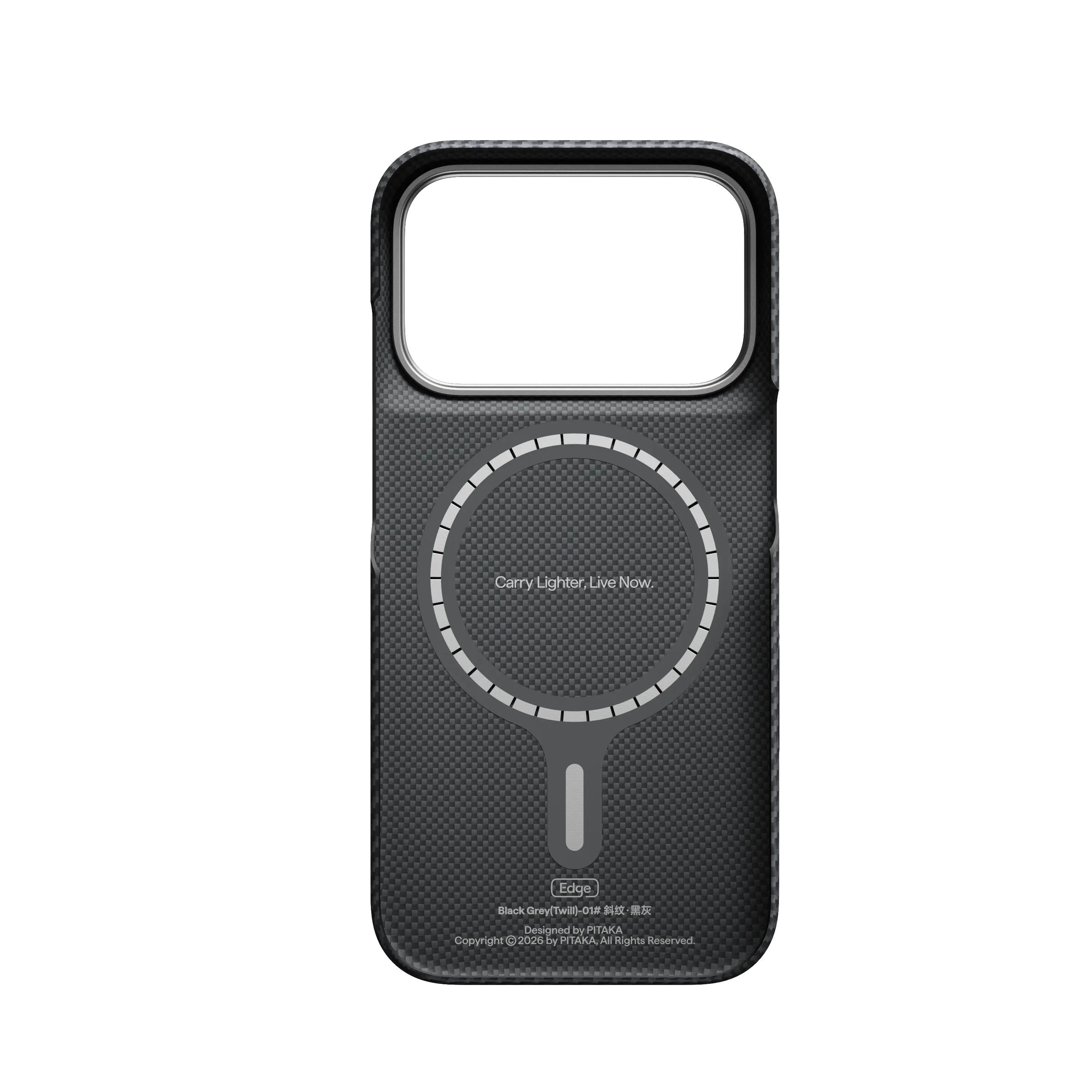 Edge MagSafe Skal iPhone 18 Pro Svart
