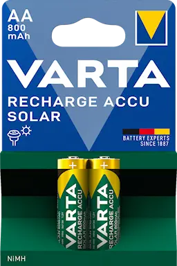 Solar ladattava paristo AA/HR6 (2-pack)
