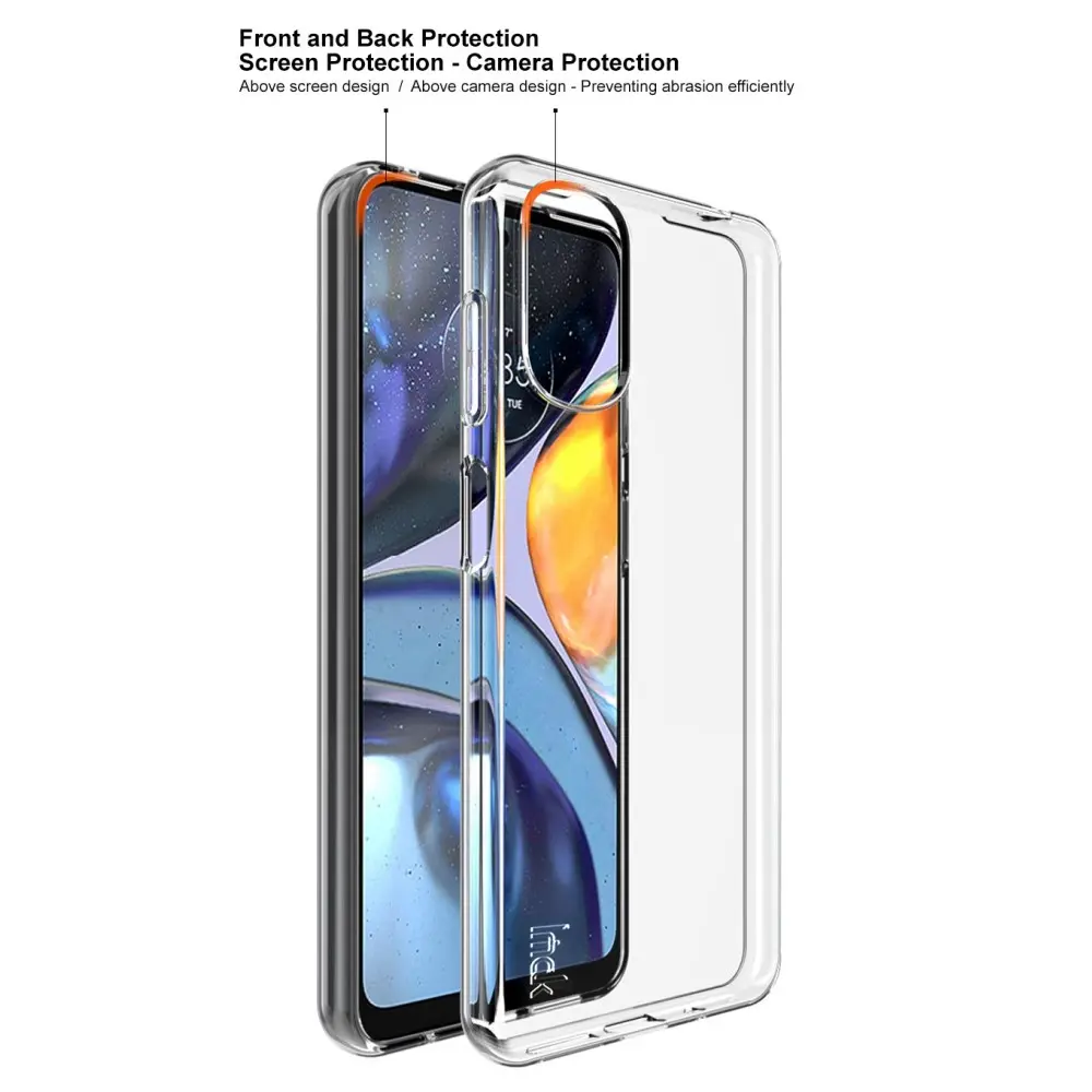 TPU Case Motorola Moto G22 Genomskinlig