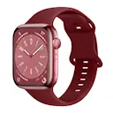 Apple Watch Series 12 43mm silikonerem, Bordeaux