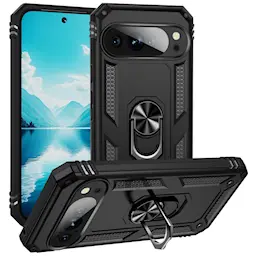 Hybriddeksel Tech Ring Google Pixel 10 Pro svart