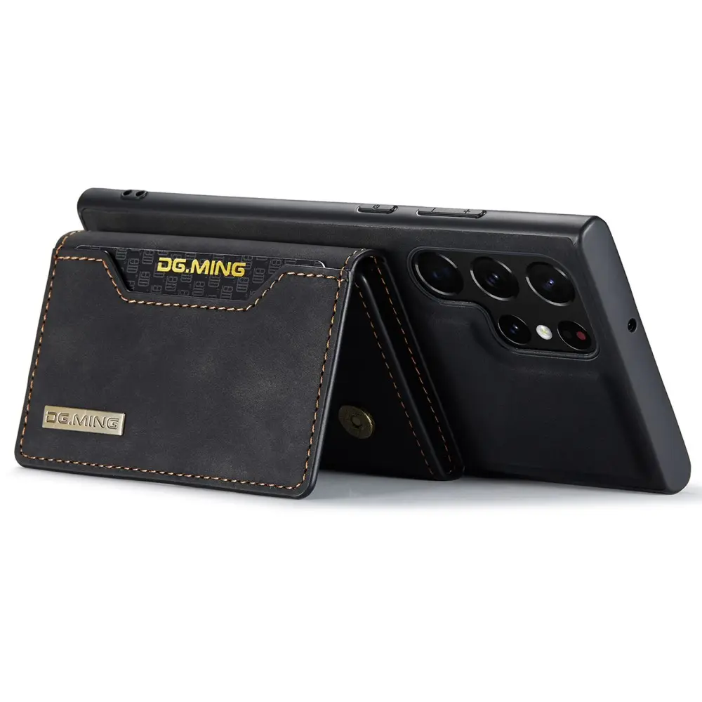 Magnetic Card Slot Case Samsung Galaxy S22 Ultra Svart