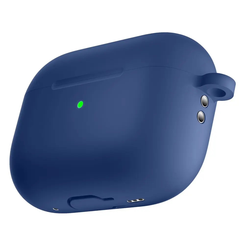 Silikonskal med karbinhake Apple AirPods Pro 2 Blå