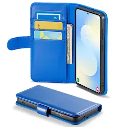 Ægte Læderetui Samsung Galaxy S26 Blå