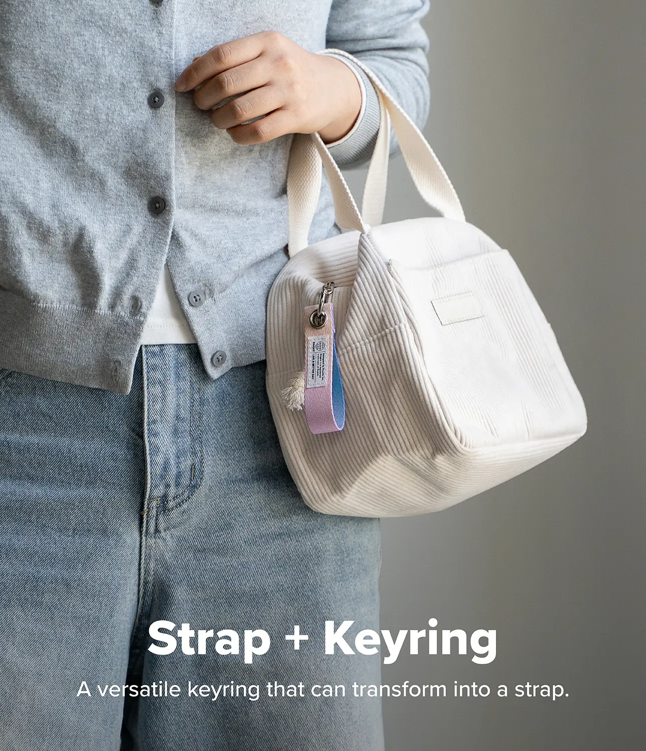 Holder Link & Eyelet Keyring Strap Aurora