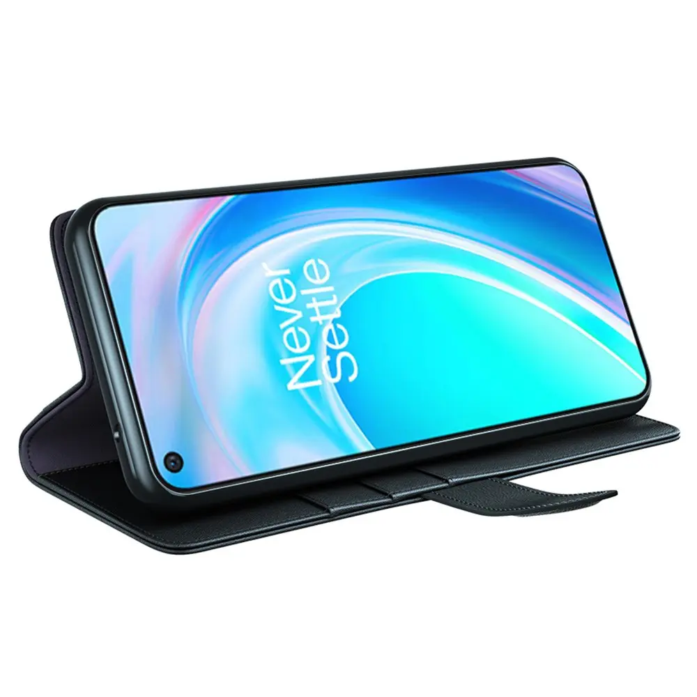 Äkta Läderfodral  OnePlus Nord CE 2 Lite 5G Svart