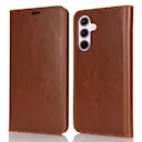 Mobiltaske Ægte Læder Samsung Galaxy A56 Brun