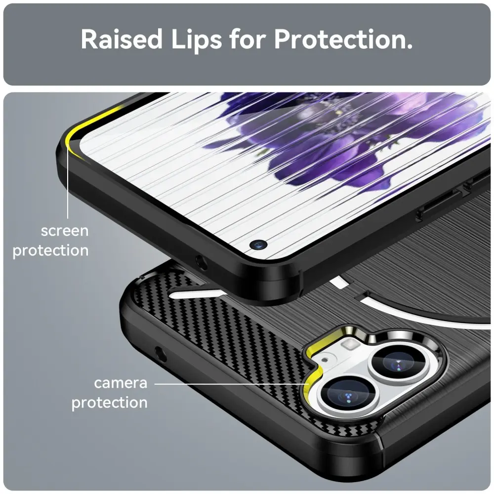Nothing Phone 1 Skal TPU Brushed Svart