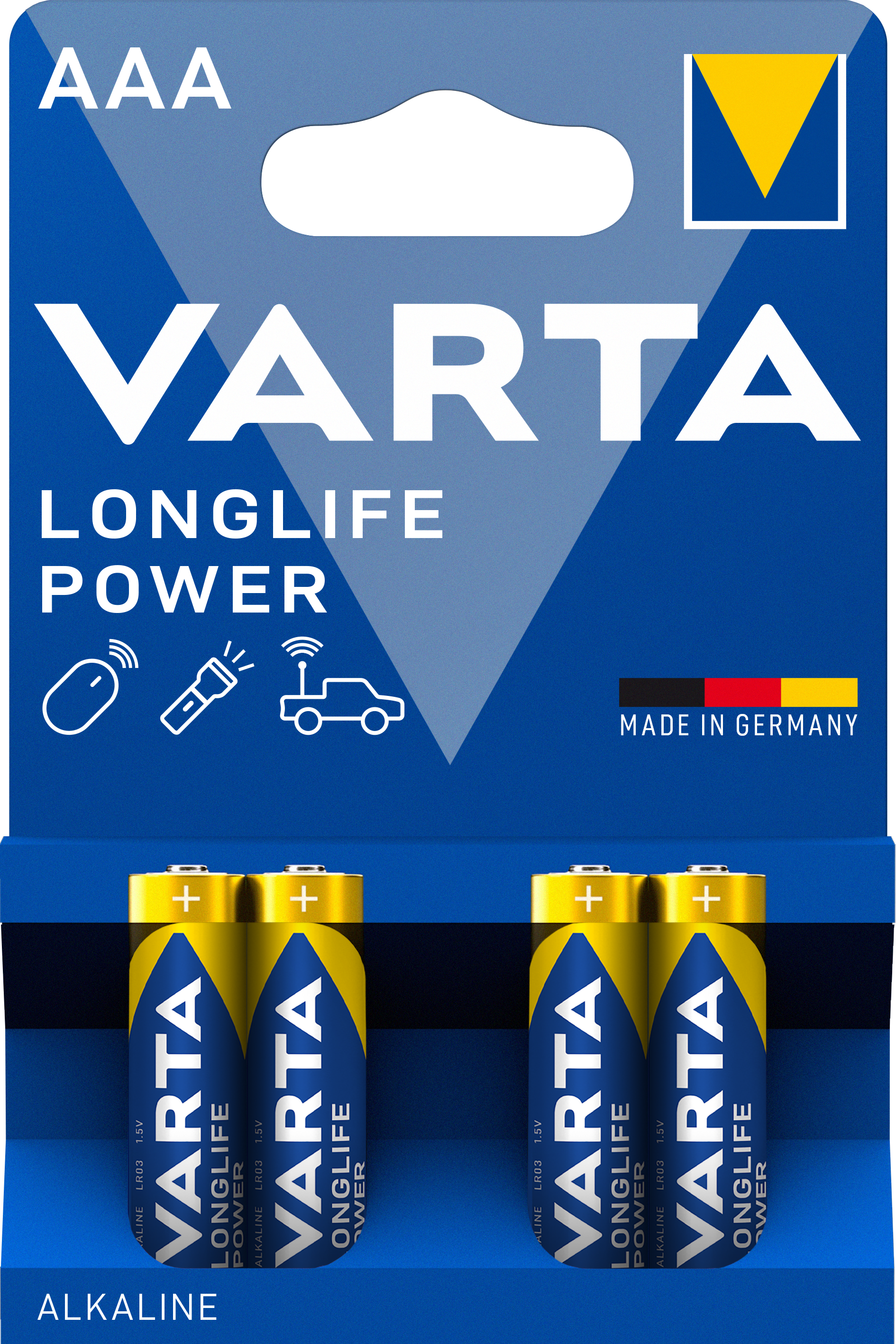 Longlife Power AAA-batteri LR03 1.5V (4-pack)