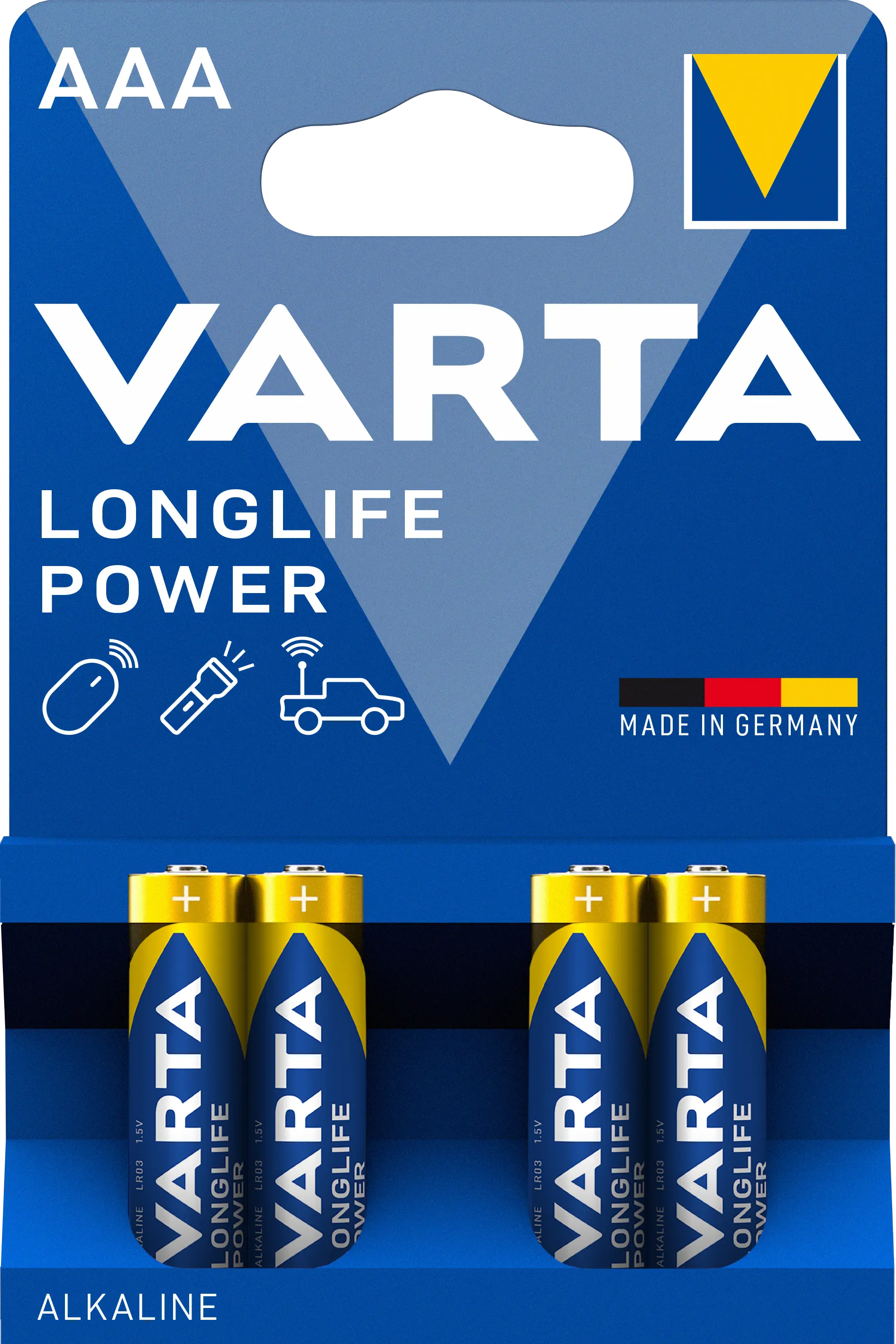 Longlife Power AAA-batteri LR03 1.5V (4-pack)