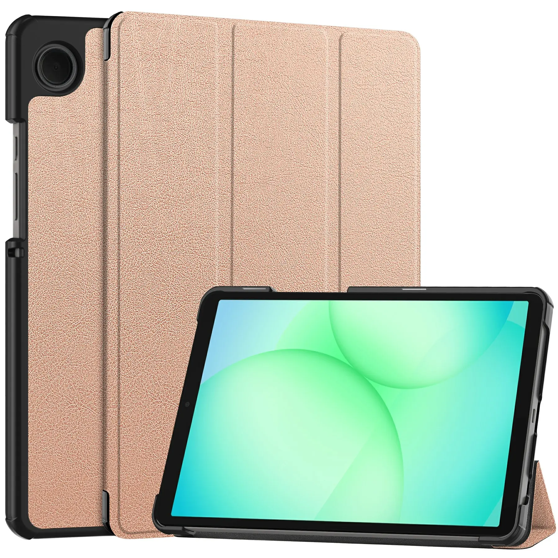Etui Tri-fold Samsung Galaxy Tab A11 Rose guld