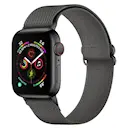 Apple Watch Series 1-3 42mm Elastisk armbånd, Grå