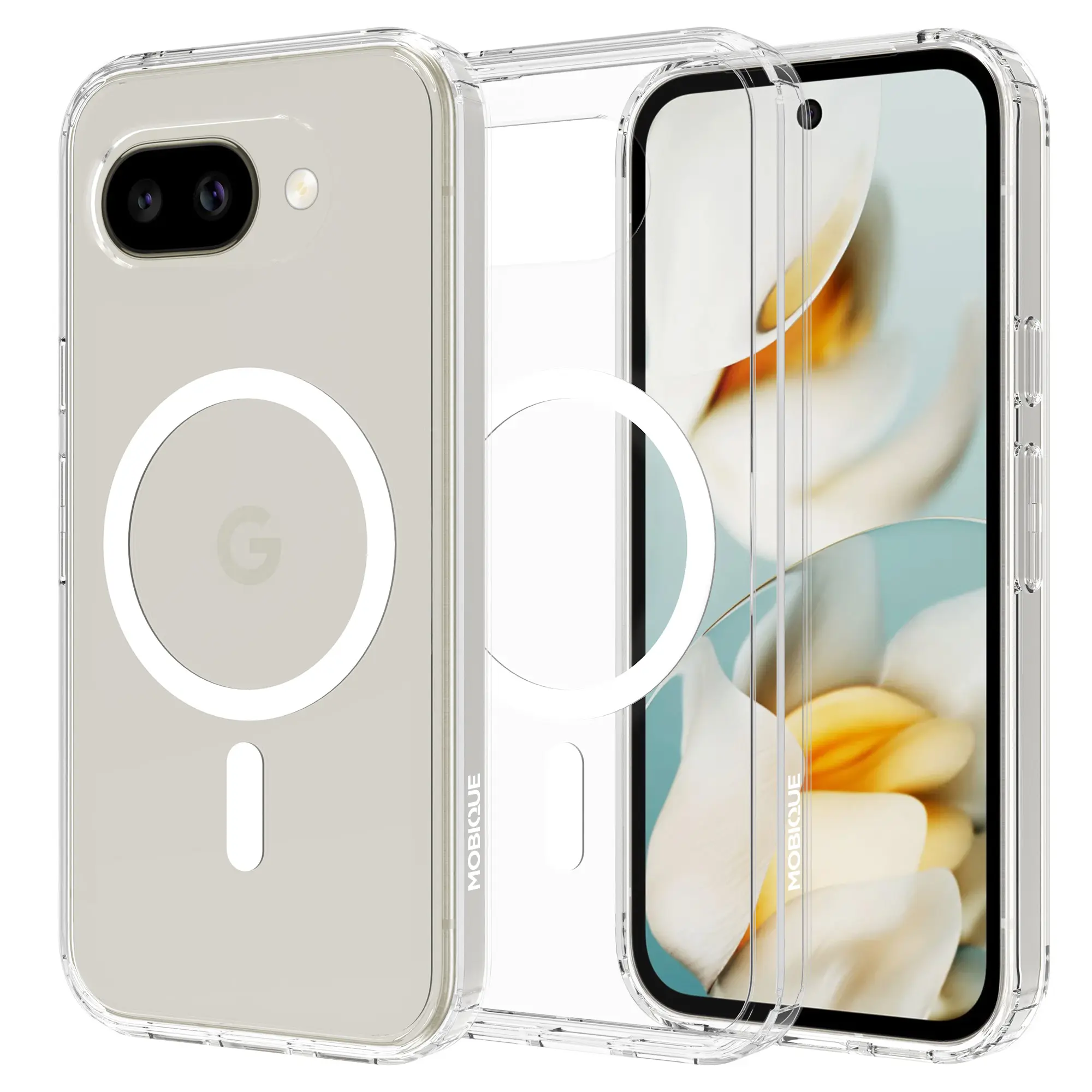 Hybridcover MagSafe Google Pixel 10a Gennemsigtig