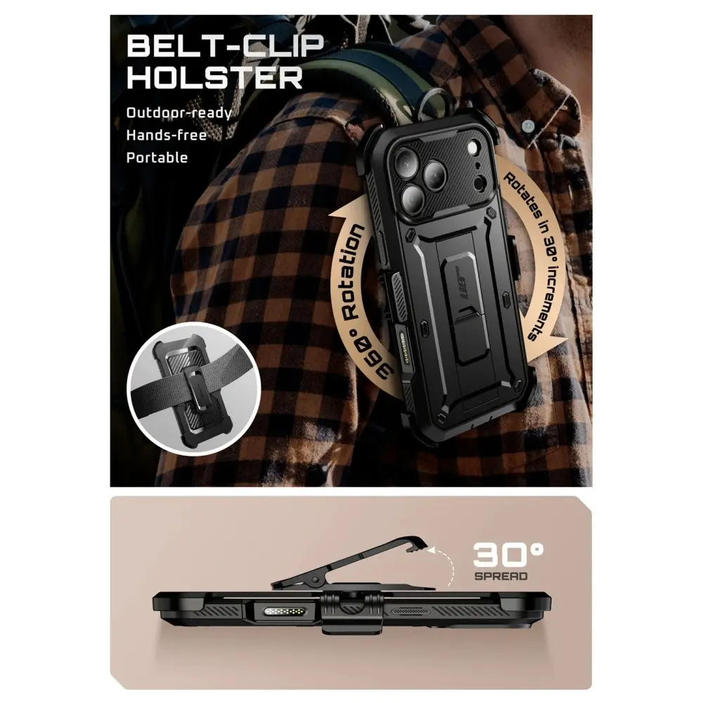Unicorn Beetle Pro Case iPhone 17 Pro Max Black