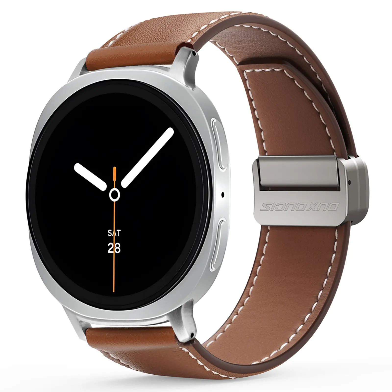 Læderrem Samsung Galaxy Watch 8 44mm Brun