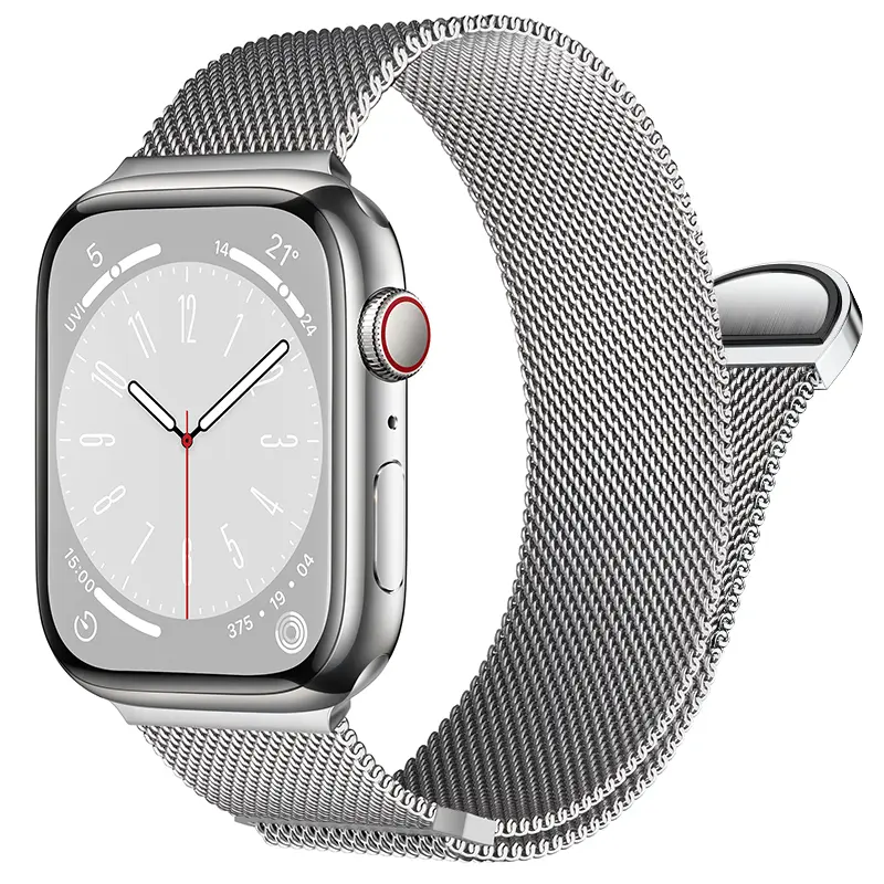 Armband Milanese Apple Watch Series 11 42mm Silver