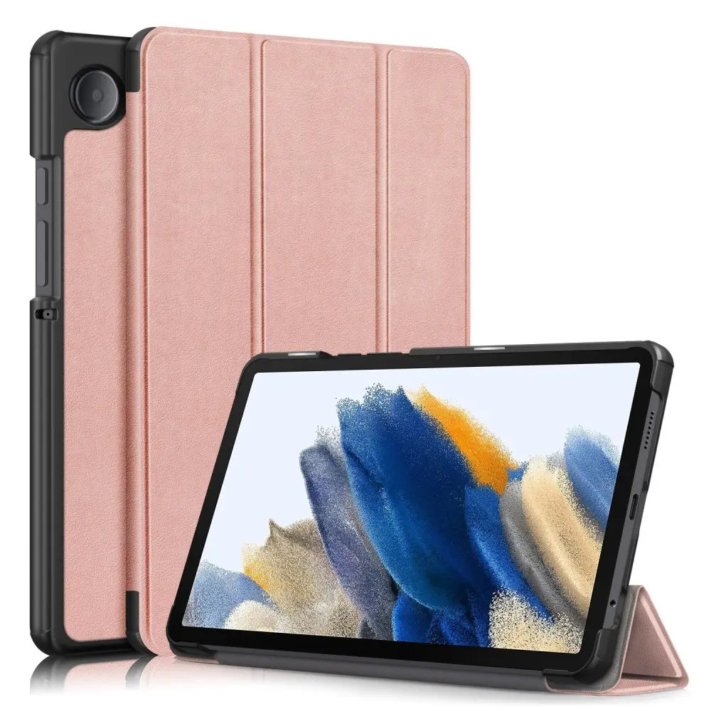Etui Tri-fold Samsung Galaxy Tab A9 Rose guld