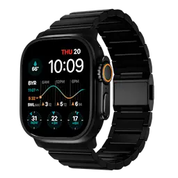 Apple Watch Ultra 49mm 2nd Gen Titanium Armband, Svart