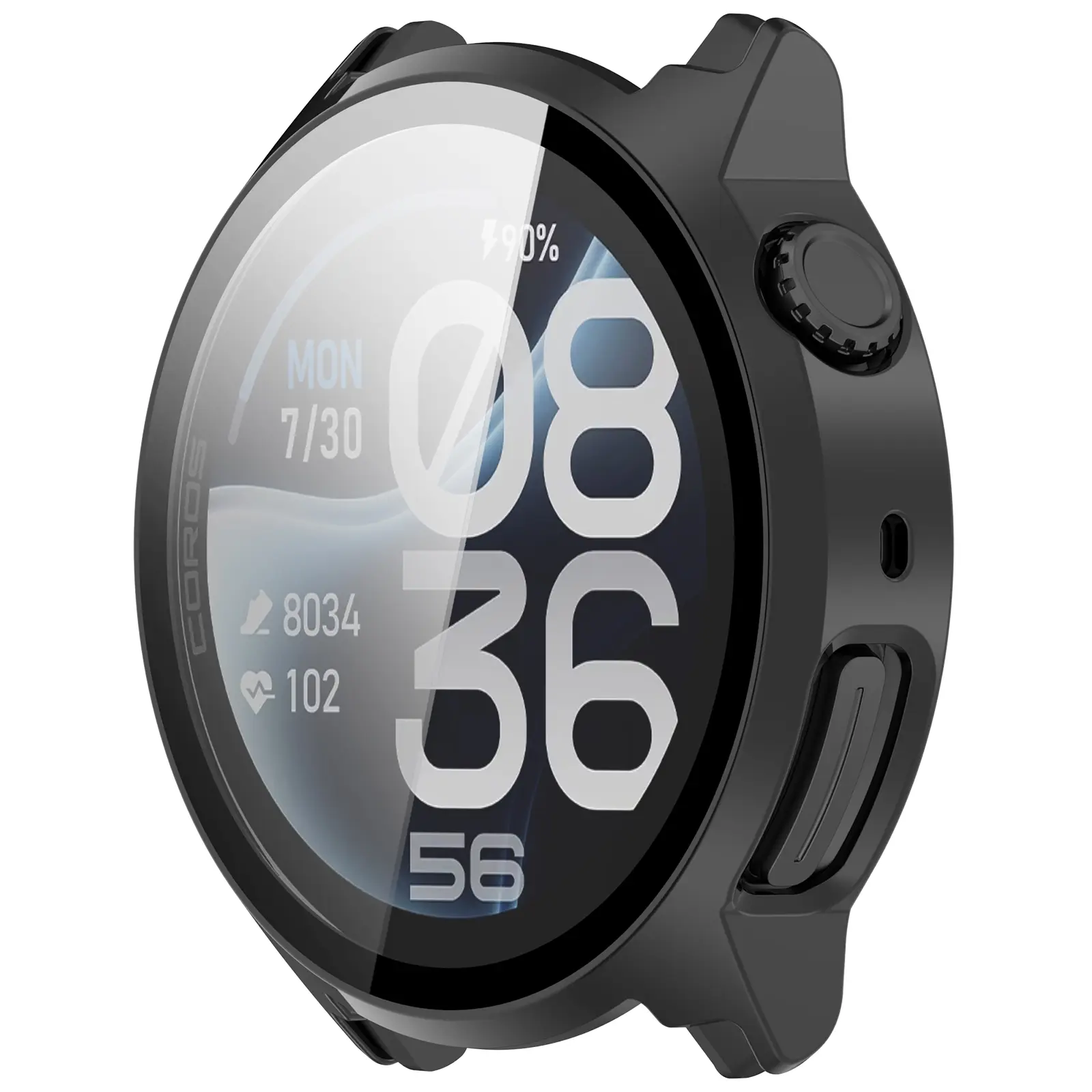 Full Cover Case Coros Pace 4 Pro Svart