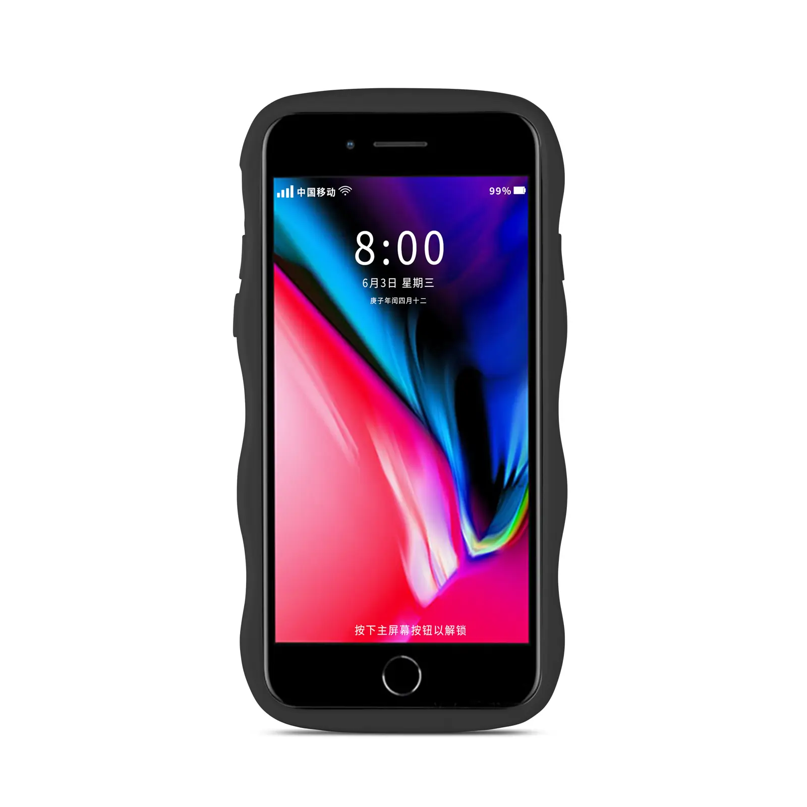 The Wave Case iPhone 8 Svart
