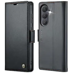 Samsung Galaxy A57 Slimmat RFID-plånboksfodral, Svart