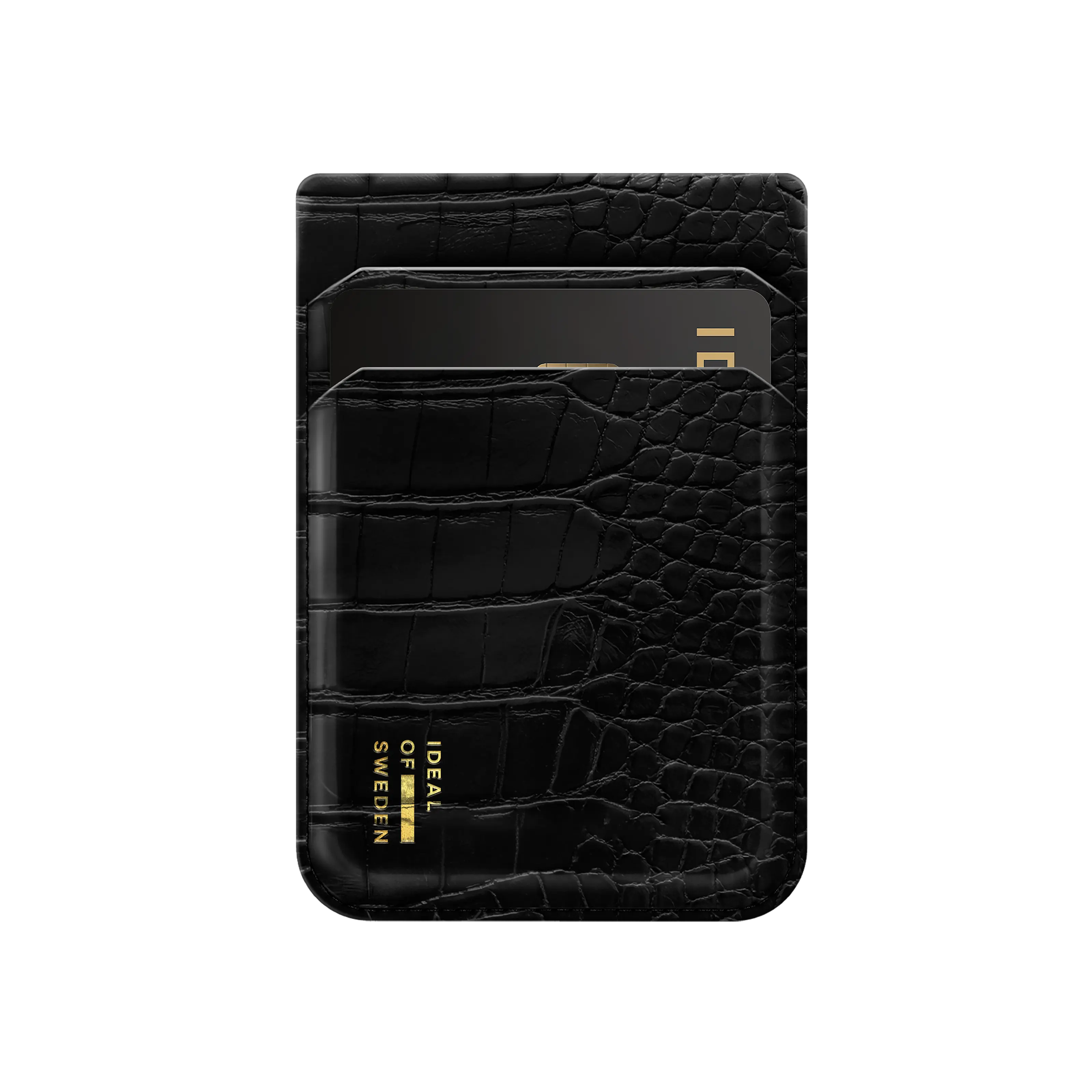 MagSafe Magnetic Card Holder Black Croco