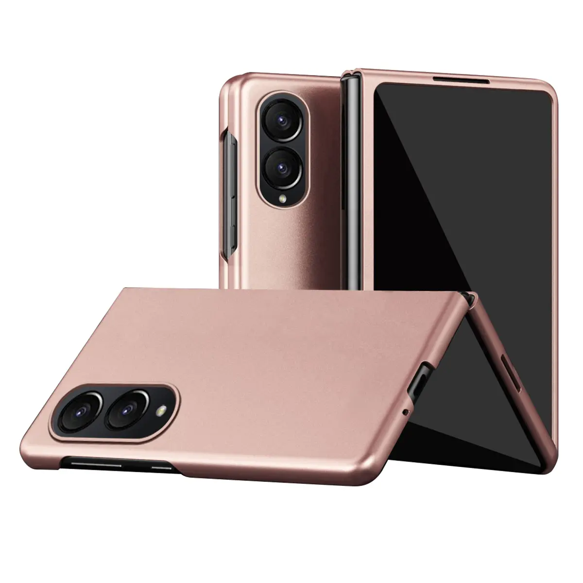 Frostat Hårdskal Samsung Galaxy Z Fold Wide Roséguld