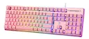 PK75 membrantangentbord RGB, Rosa