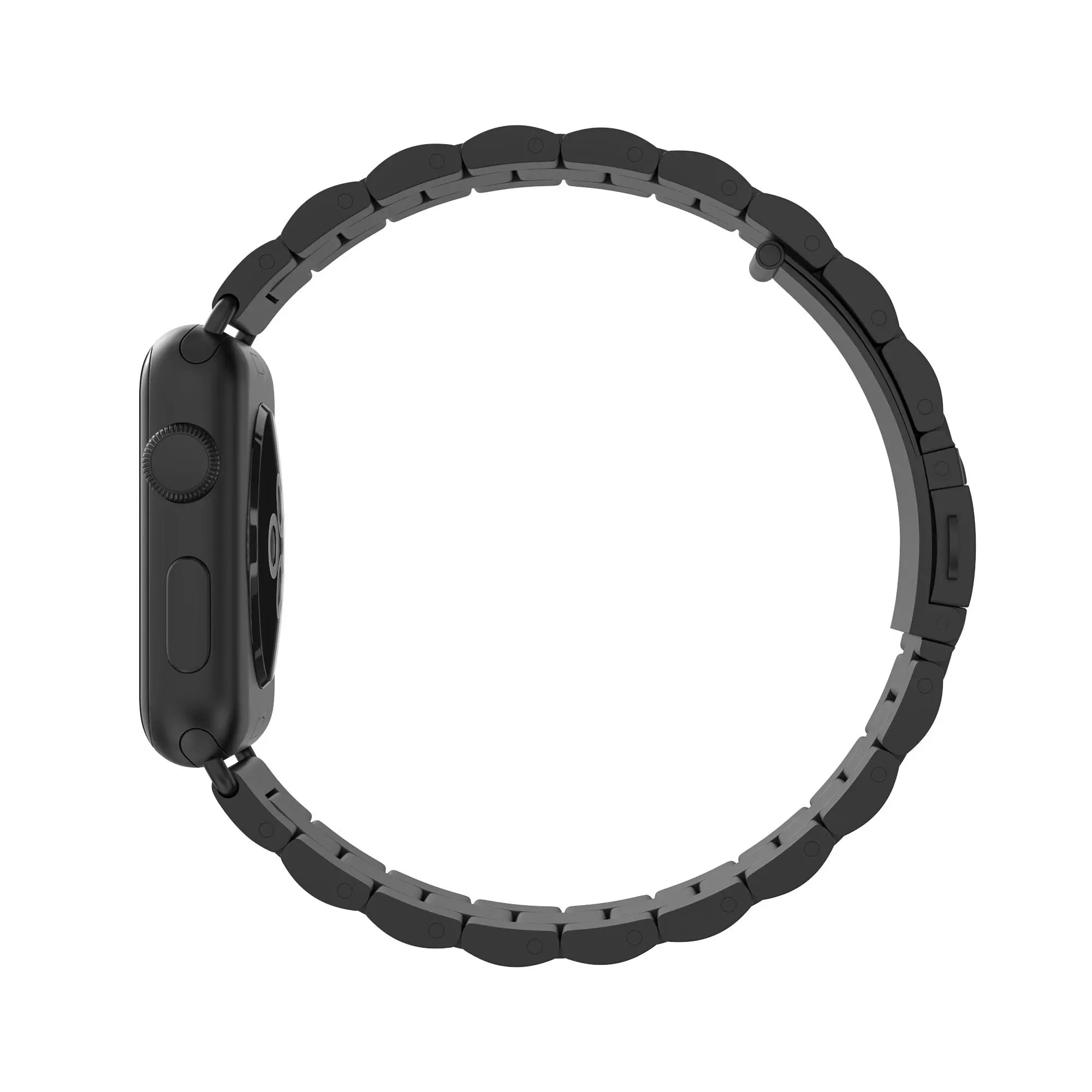 Metallarmband Apple Watch Series 8 45mm Svart