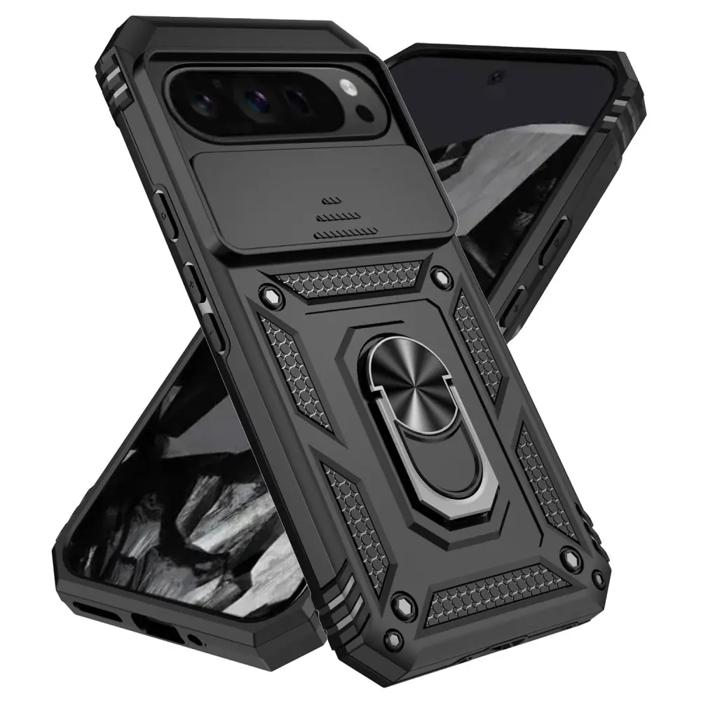 Hybridskal Ring + Kameraskydd Google Pixel 10 Pro XL Svart
