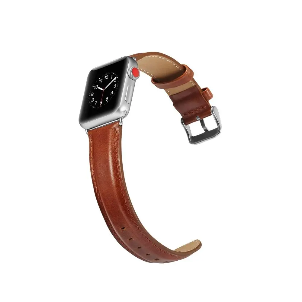 Premium Leather Armband Apple Watch Ultra 49mm 4th Gen Cognac