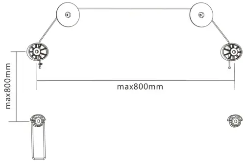 Väggfäste för TV/skärm 37"-70"