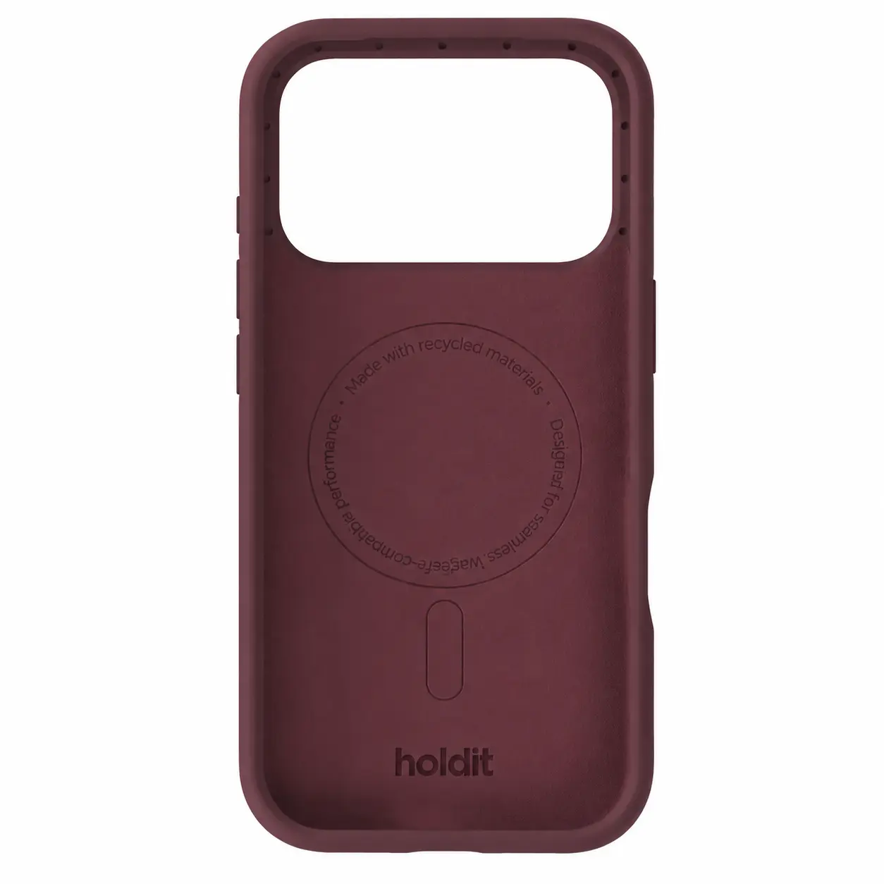 MagSafe Silikonskal iPhone 17 Pro Bordeaux