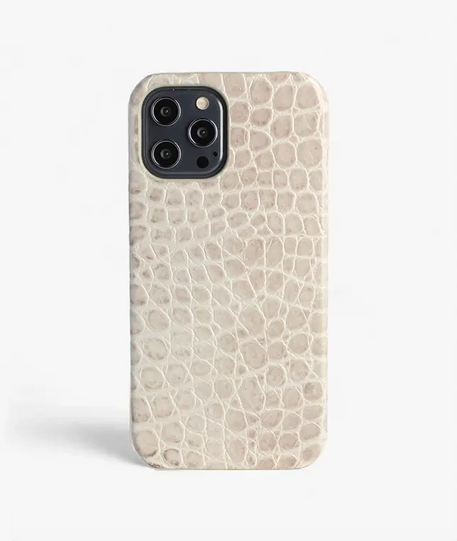 Cover iPhone 12 Pro Max Croco Grey