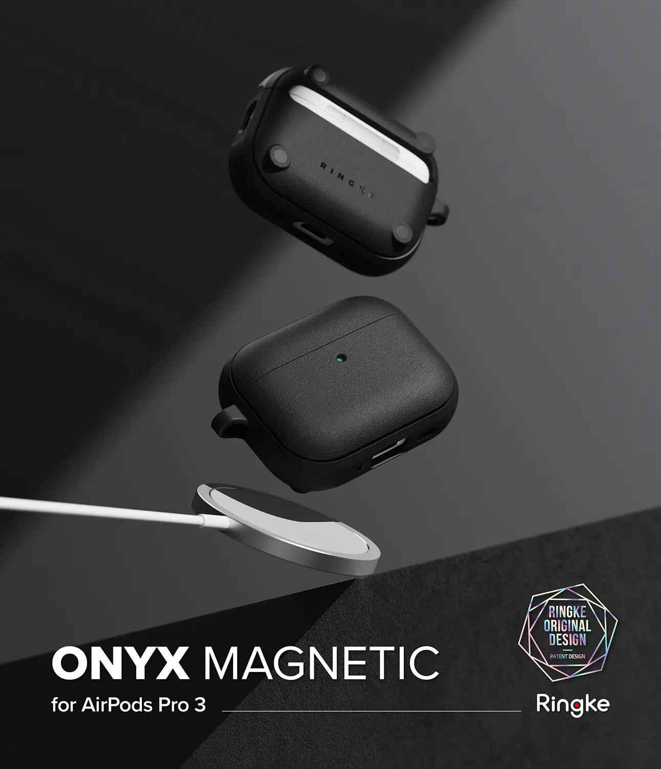 Onyx Magnetic Case Apple AirPods Pro 3 Black