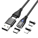 Magnetisk kabel 3-in-1 USB-C + Micro-USB + Lightning 1m (FÄRG]